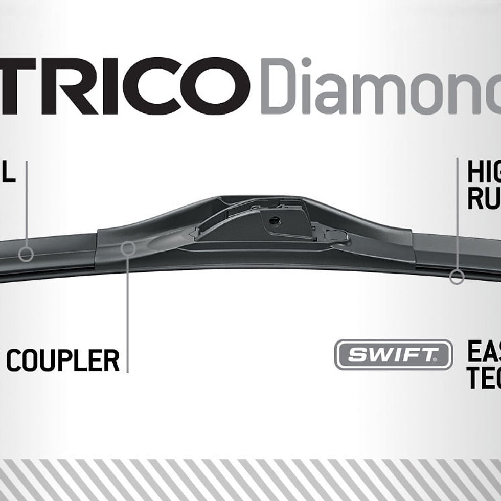 Thumbnail: TRICO Diamond 2 Pack, 26" and 17" High Performance Replacement Windshield W..