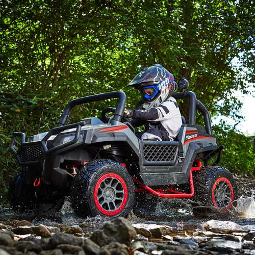 Torex New 24V UTV Kids' 4X4 Side-By-Side Electric 4-Wheeler Quad