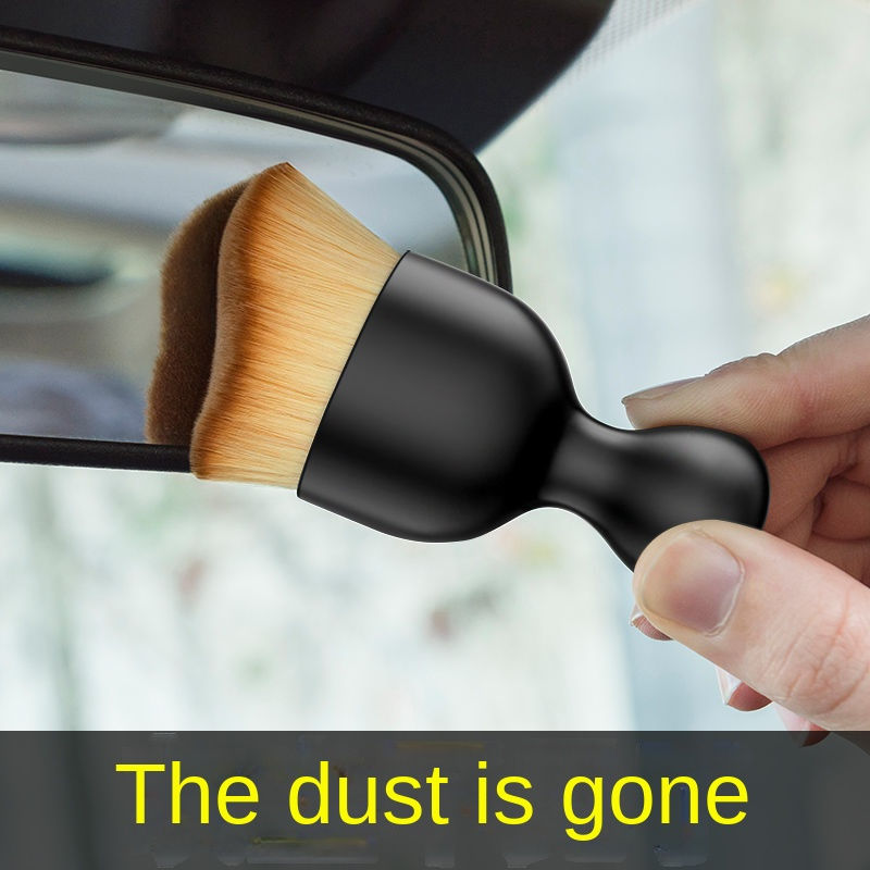 Thumbnail: Car Air Vent Cleaning Soft Brush with Casing Car Interior Cleaning Tool Artifici