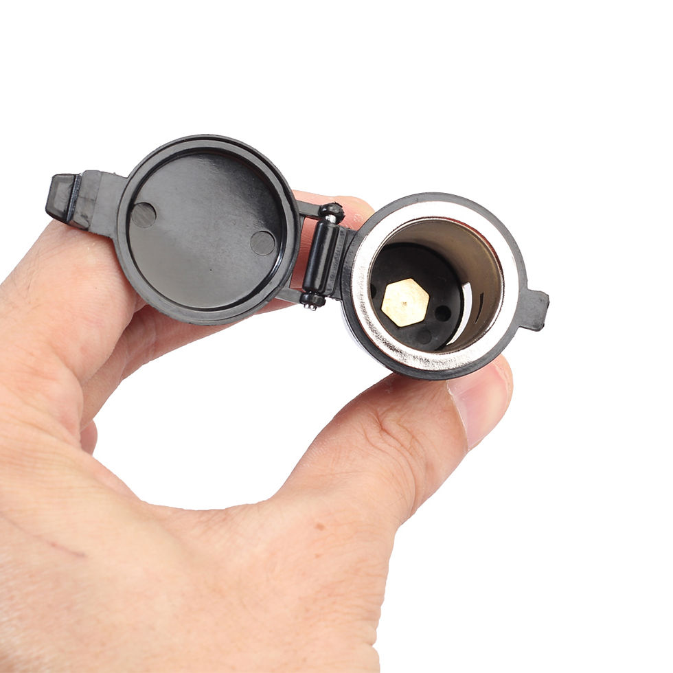 Thumbnail: Car Cigarette Lighter Socket Plug 12V-24V 10A Cigarette Lighter Female Power Sup
