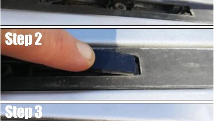 Thumbnail: 4 Pcs Front And Rear Cover Roof Carrier Plastic Replacement For Opel Astra H 518