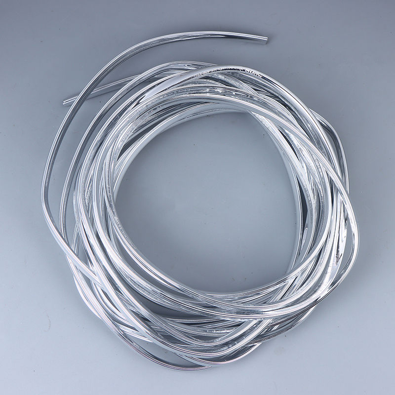 Thumbnail: 6m Car Door Edge Guard Chrome Trim Moulding Strip Cover, Protector Scratch Roll
