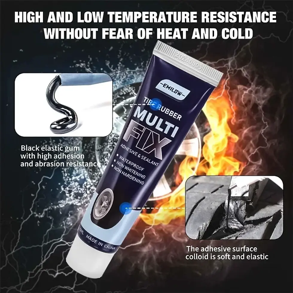 Thumbnail: Universal Car Motorcycle Bicycle Tire Repairing Glue Cars Seal Strip Repair Glue