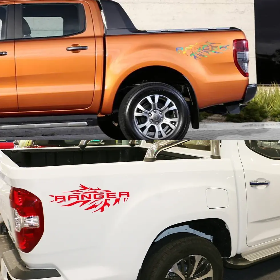 Thumbnail: Car Stickers For Ford Ranger Raptor XL XLT Lariat Truck Bed Side Graphics Splash