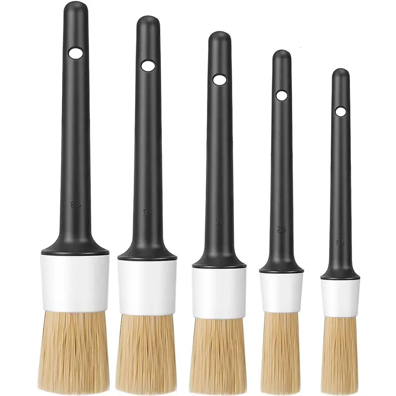 Thumbnail: Car Detailing Brush Set Car Cleaning Brushes Sponges Towels for Car Air Vents Ri