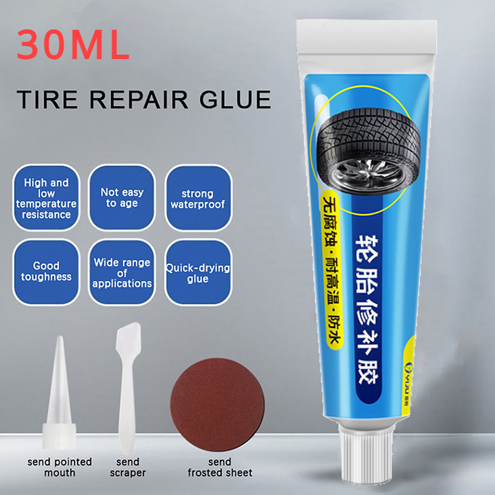 Thumbnail: CAER Tire Repair Black Glue Liquid Strong Rubber Car Instant Strong Tools Wear-r