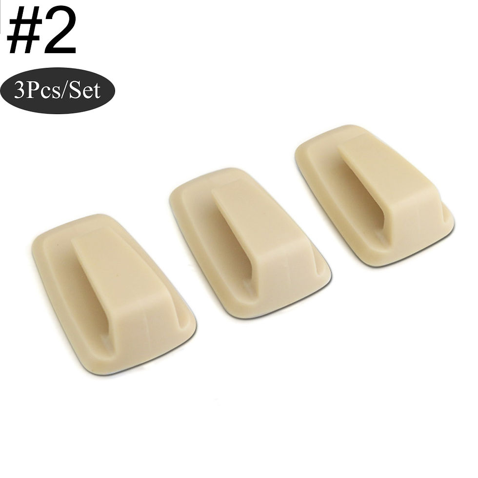 Thumbnail: DSYCAR 3Pcs/lot Car Hooks Organizer Storage for USB Cable Headphone Key Self Adh