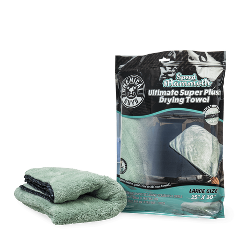Chemical Guys MIC529 Ultimate Super Plush Drying Towel, Olive