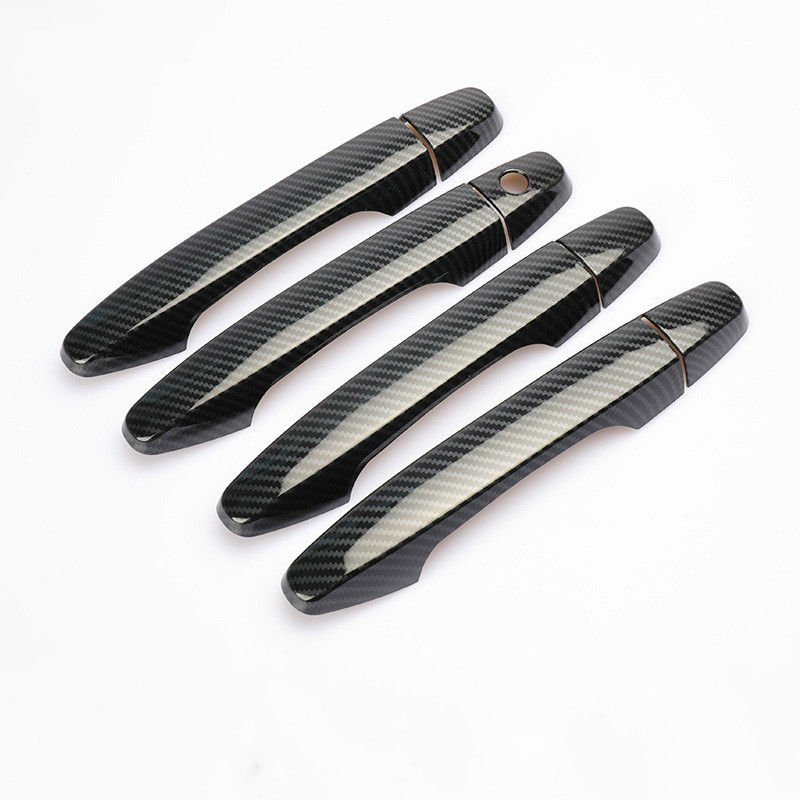 FUNDUOO For Honda CR-V CRV / Civic 2012 2013 2014 2015 2016 Chrome Carbon Fiber
