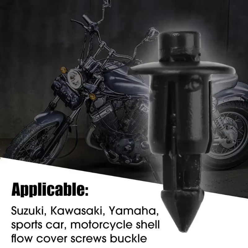 Thumbnail: Car Motorcycle Plastic Rivets Fairing Fasteners Expansion Screw Buckle Motorcycl