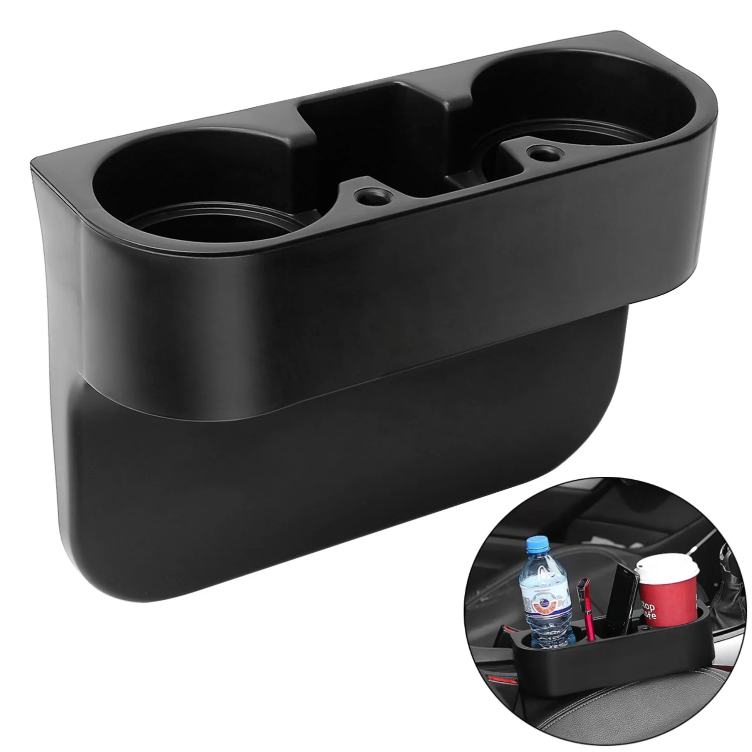 Car Seat Seam Wedge Cup Holder, Drink Beverage Seat Seam Wedge Mount Stand Stor