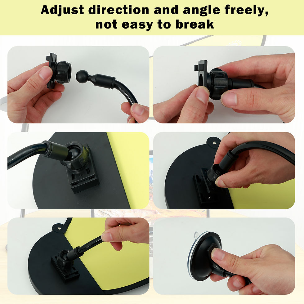 Thumbnail: Laptop Sun Shade for Working Outside Anti-Glare Laptop Visor with Suction Cup Ad