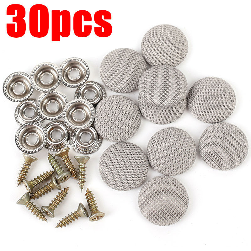 Thumbnail: 30/60Pcs Car Interior Roof Buckles Headliner Ceiling Cloth Fixing Screw Care Fab