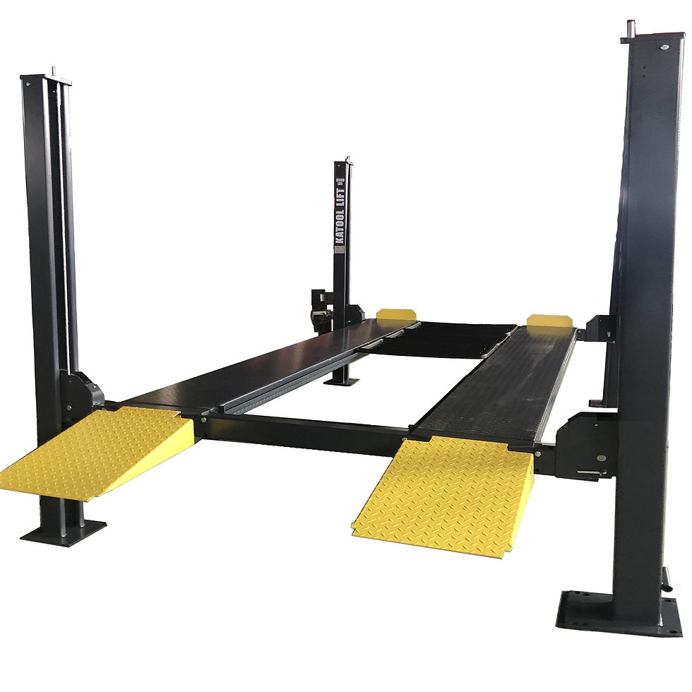 Thumbnail: KT-4H850 Four Post Parking Lift Storage Service Car Auto Lift Truck Hoist with C