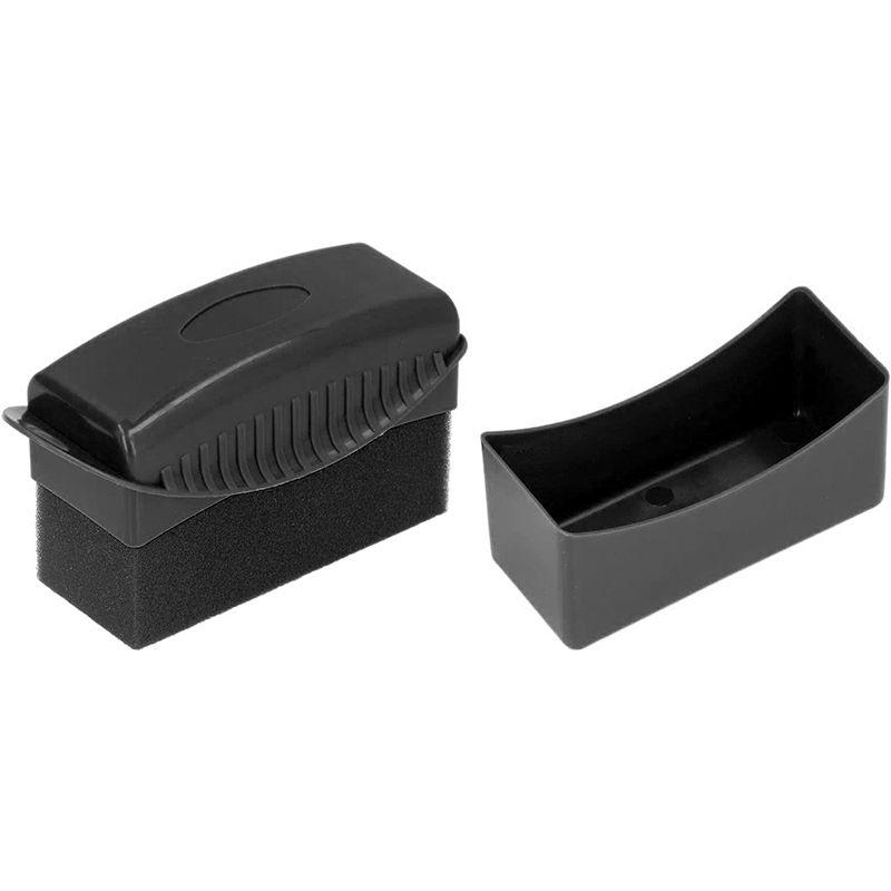 Thumbnail: Car Wheel Polishing Waxing Sponge Brush With Cover ABS Washing Cleaning Tire Con