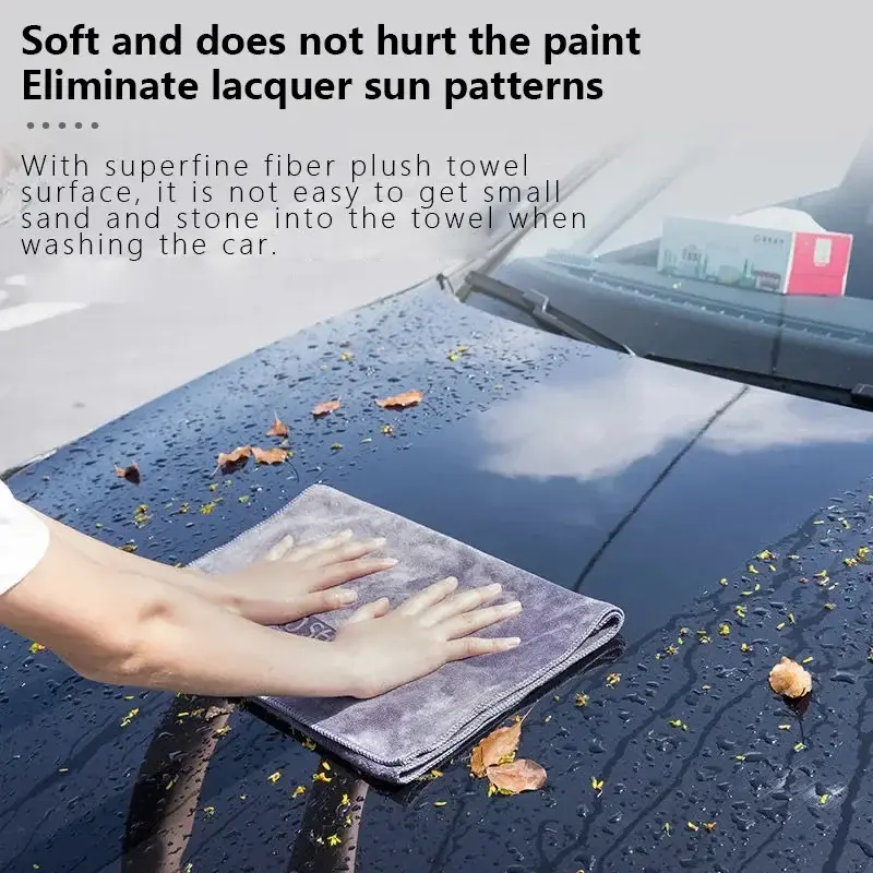 Thumbnail: Car Wash High End Microfiber Towel Car Cleaning Drying Cloth Hemming Car Care Cl