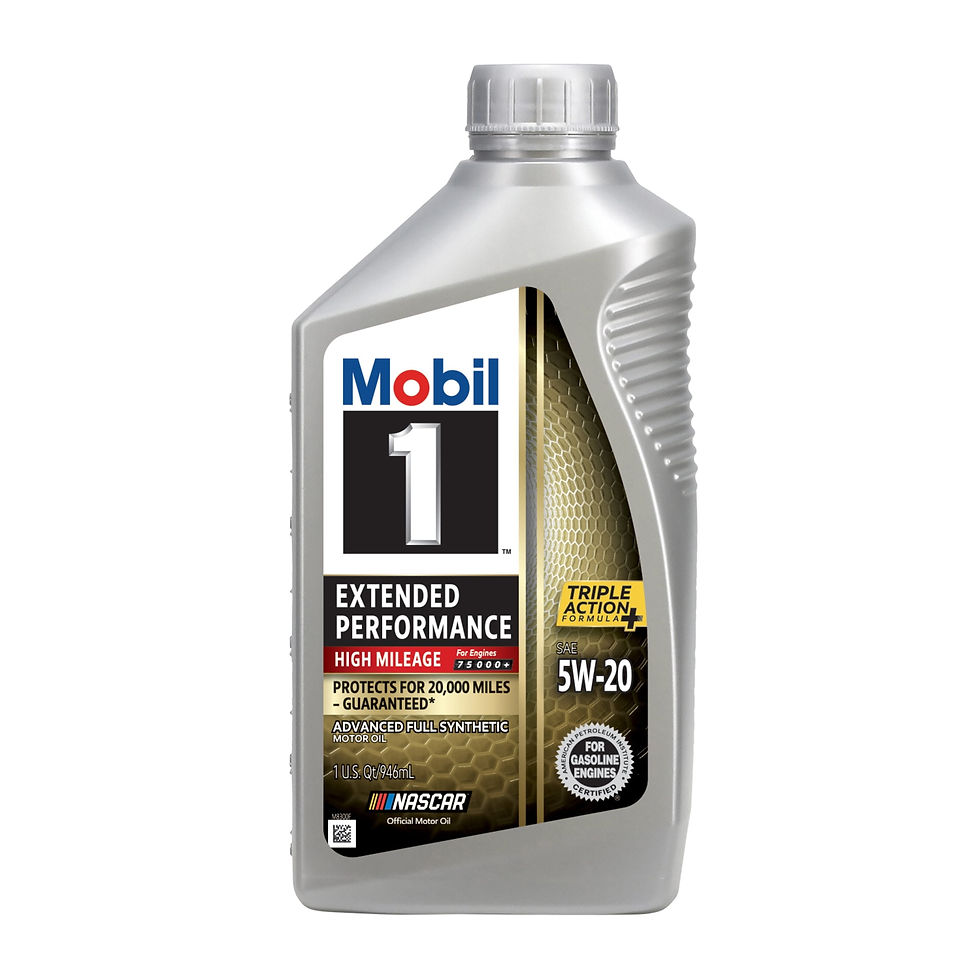 Mobil 1 Extended Performance High Mileage Full Synthetic Motor Oil 5W-20 1..