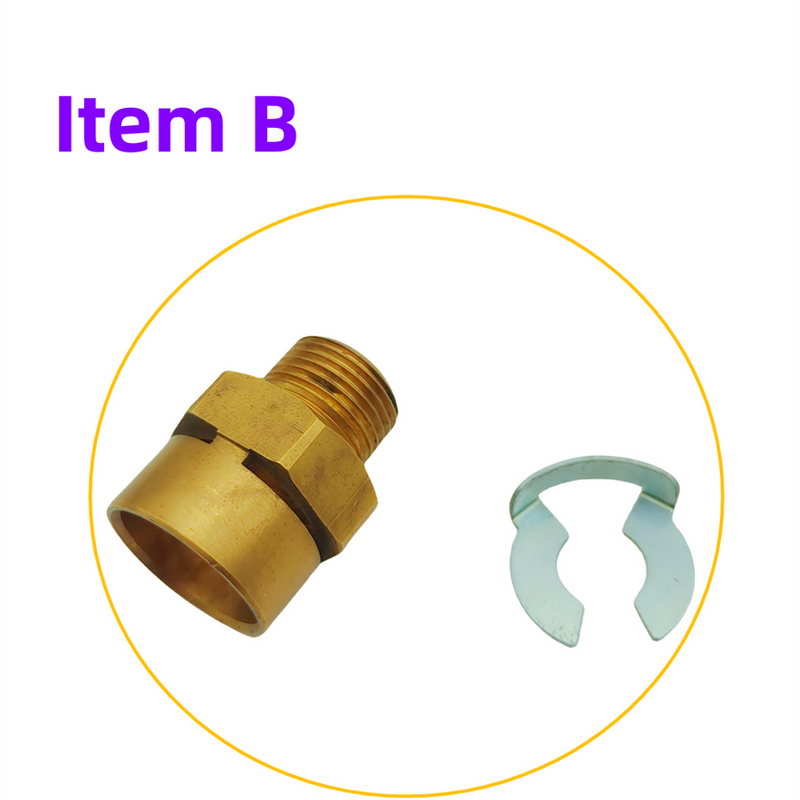 Thumbnail: Drision M22-14 G3/8 Brass Adapter Connect High Pressure Hose Pipe For Old Karche