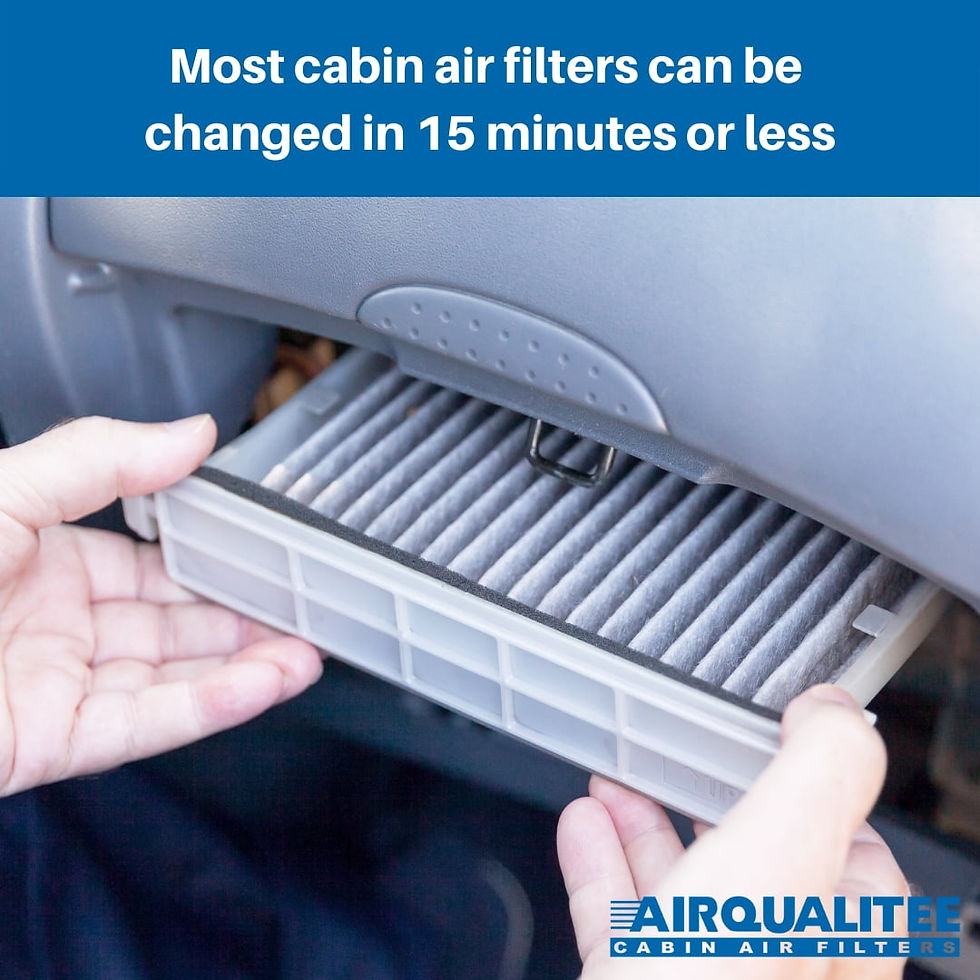 Thumbnail: AirQualitee Cabin Air Filter AQ1281C, for Select Volvo Vehicles Fits select..