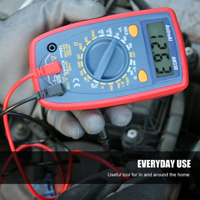 Thumbnail: Digital Multimeter Voltage Tester with Ohm Volt Amp and Diode Voltage Teste..