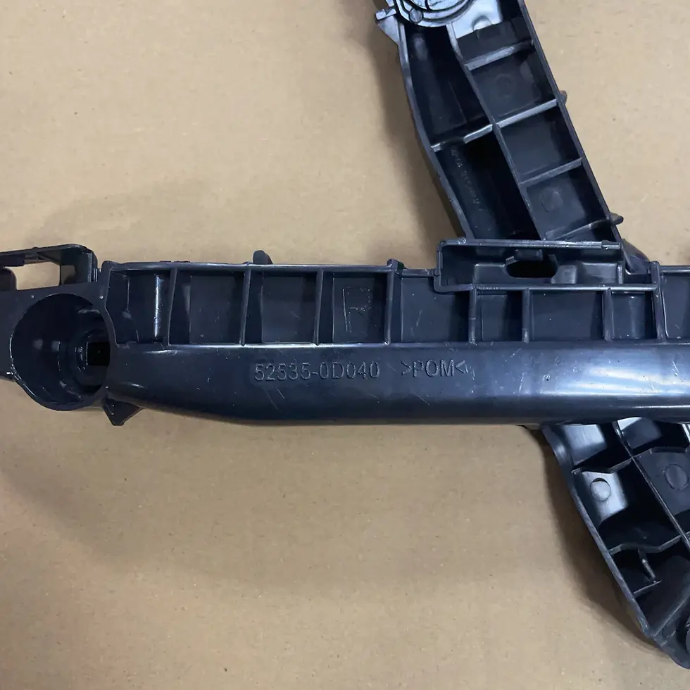 Thumbnail: 1 Pair Car Front Bumper Support Bracket Retainer For Toyota Yaris 2007 2008 2009
