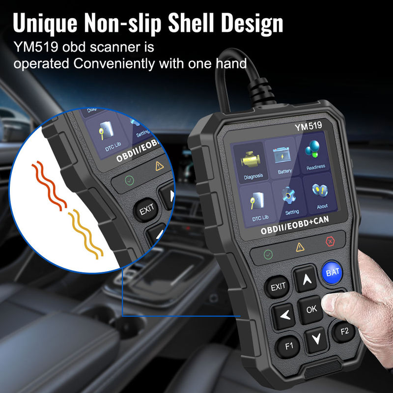 Thumbnail: Code Reader Fault Code Scanner Multi-language YM519 Car Diagnostic Tool OBD2 Cod