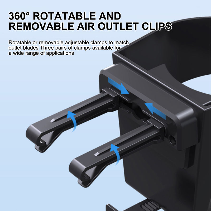 Thumbnail: SEAMETAL Car Cup Holder Air Vent Outlet Drink Coffee Bottle Hanging Holder Unive