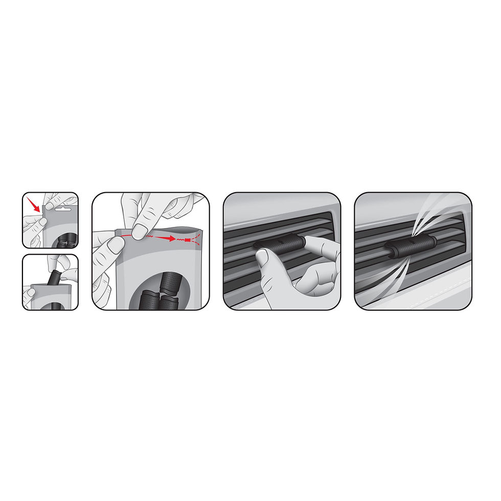 Thumbnail: Little Trees Auto Air Freshener, Vent Wrap, Supernova 4-Pack
