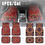 Thumbnail: Car Foot Mats Universal Bohemian Style Car Foot Mats Carpet 4 Pieces Dirty Resis