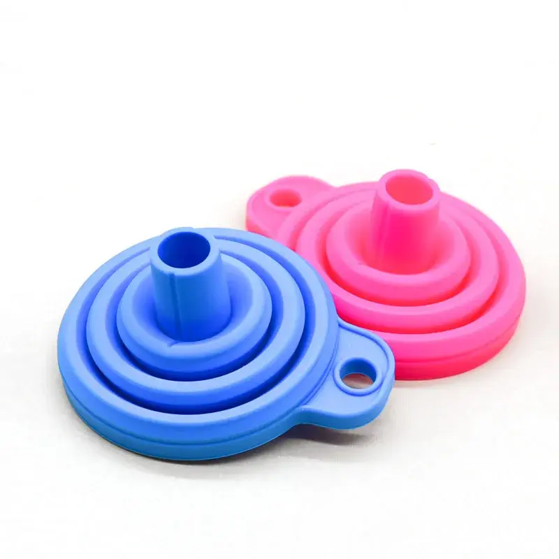 Universal Silicone Car Engine Funnel Liquid Funnel Washer Fluid Change Foldable