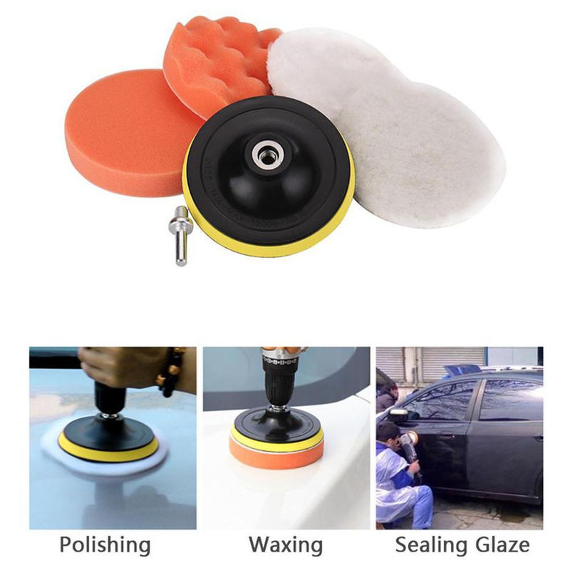 Thumbnail: Car Polish Pad 3/4inch For M10/M14 Soft Wool Machine Waxing Polisher Car Body Po