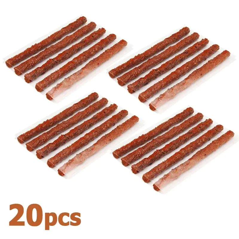 Thumbnail: Car Tire Repair Rubber Strips Tubeless Seal Motorcycle Bike Tyre Puncture Repair