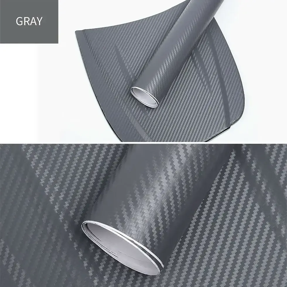 Thumbnail: 30x127cm Car 3D Carbon Fiber Roll Film Stickers DIY Vinyl Film Auto Interior Sty