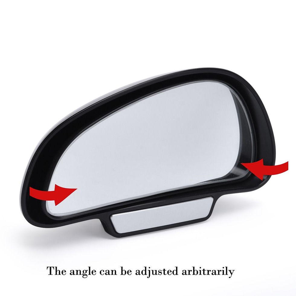Thumbnail: Car Mirror 360 Degree Adjustable Wide Angle Side Rear Mirrors blind spot Snap wa