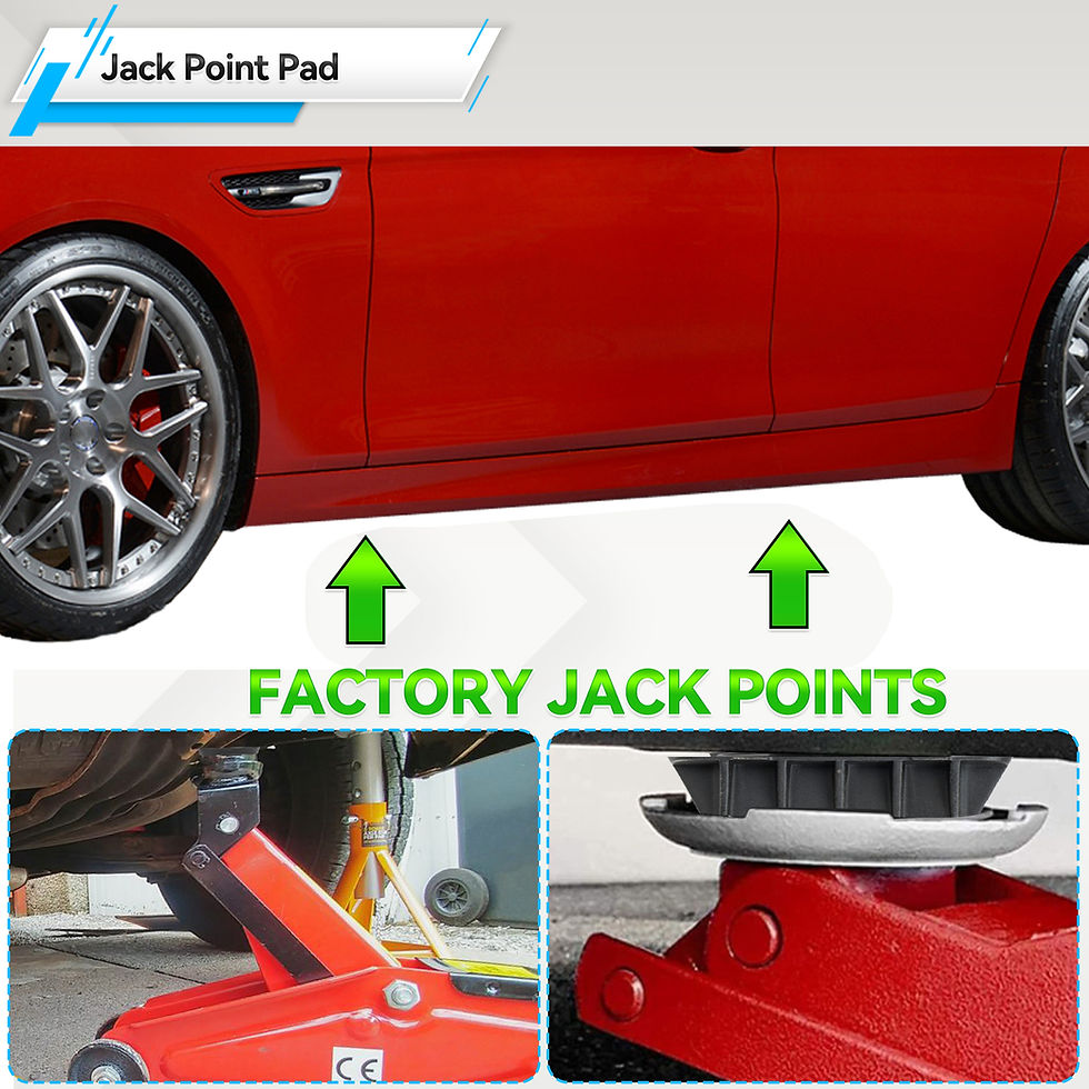 Thumbnail: 1/4pcs 51717189259 Under Car Jack Lift Jacking Point Support Pad Plug Block Cove