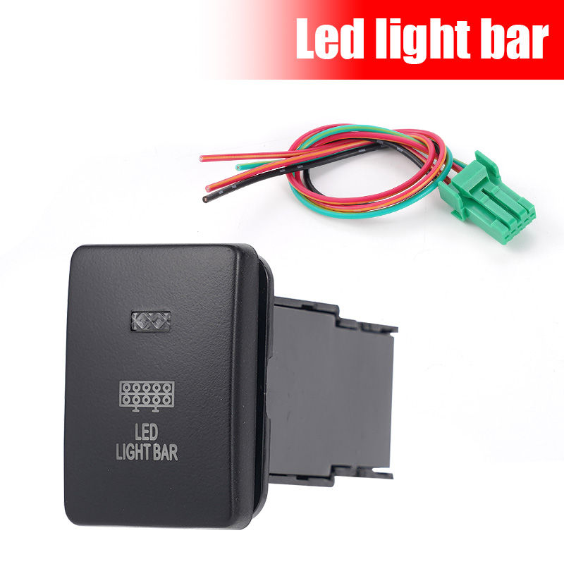 Thumbnail: 12V Car Light Button Fog/Rear/Spot/Driving/LED Light For Work Lamp LED Mitsubish