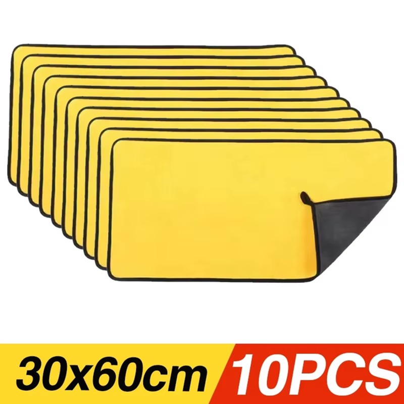 Car Wash Microfiber Towel High End Soft Absorbent Drying Cloth For Car Detailing