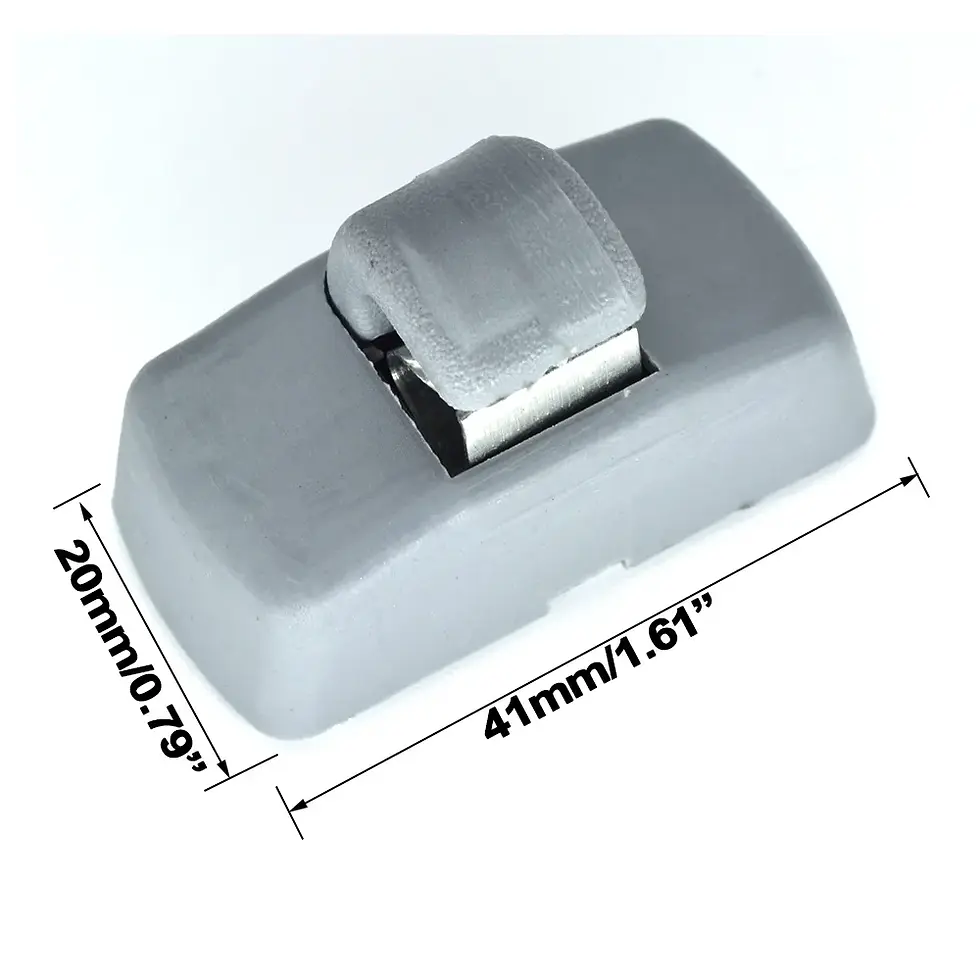 Thumbnail: 1pc Grey Front Sun Visor Hook Clips Bracket For Seat Altea XL Arosa Ibiza 6L ST