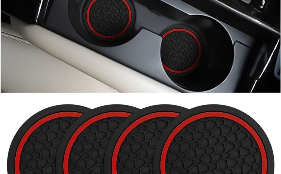 4pcs/set Car cup holder and coaster! 2.75-inch anti slip plug-in water bottle ho