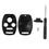 Thumbnail: LAFGUR Remote Key Fob Uncut Shell Case Fits For   2003 2004 2005 2006 2007 ..