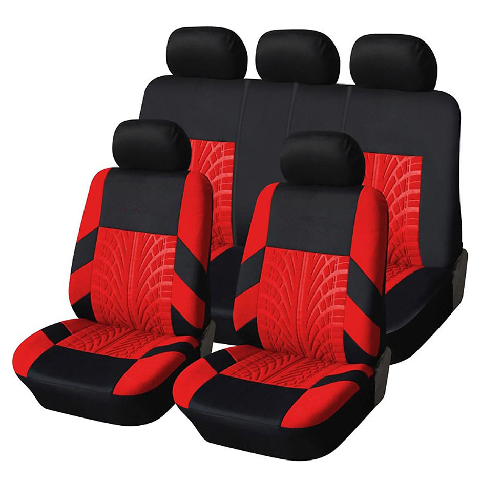Thumbnail: Customized Four Seasons Universal Polyester Full Set Car Seat Covers