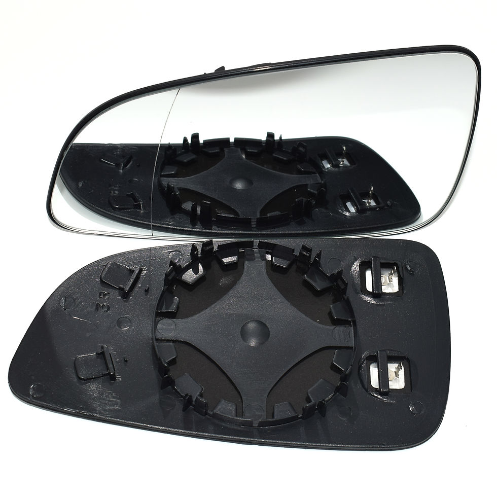Thumbnail: Car Door Wing Mirror Rearview Glass Left Hand Side Heated Convex With Plate For