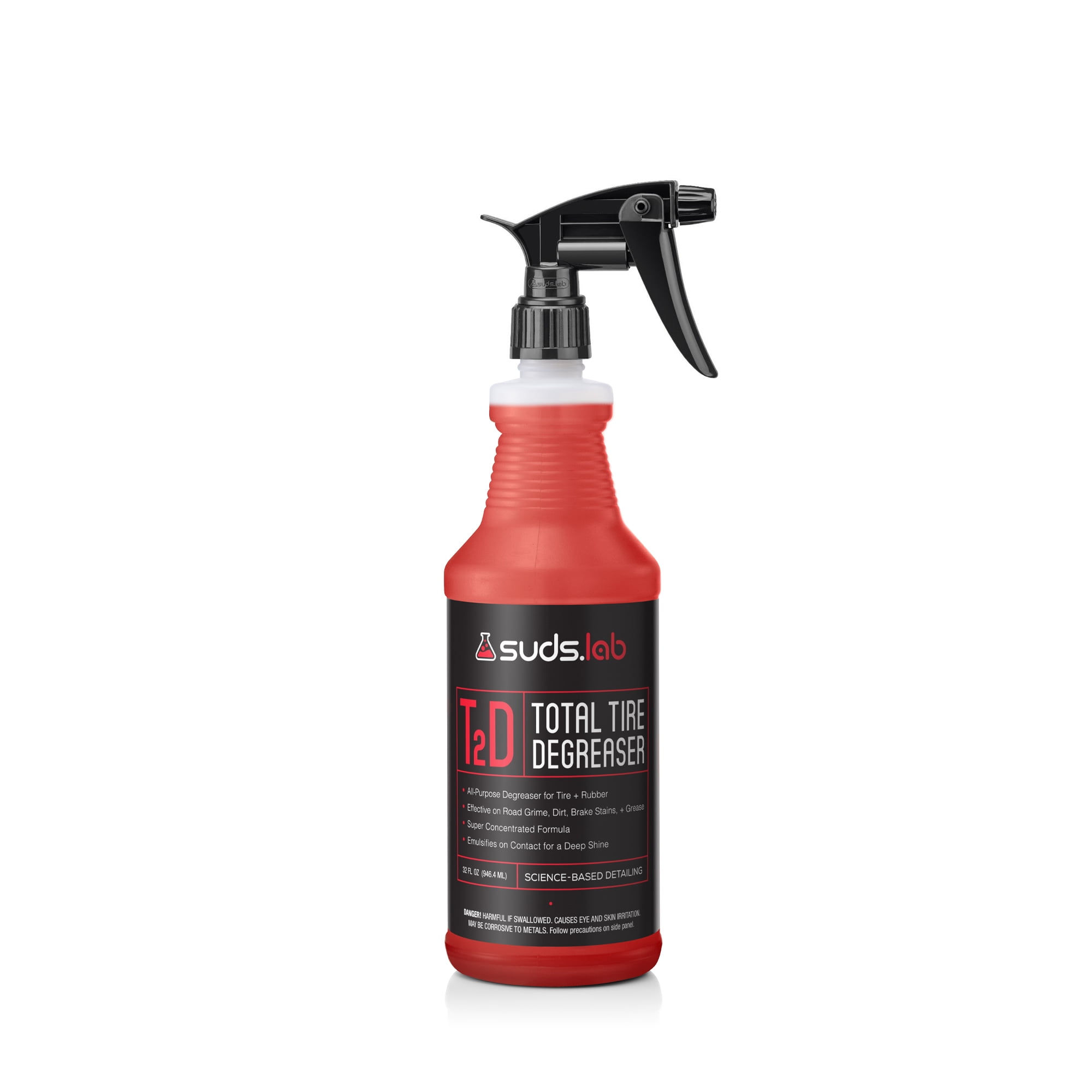 Suds Lab T2D Tire and Rubber Degreaser and Cleaner - 32 oz Bottle