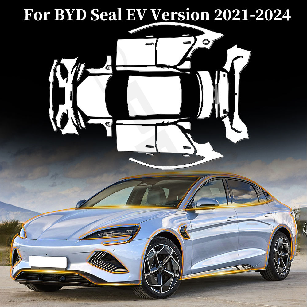 For BYD Seal EV Version 2021-2024 9Mil Anti-scratch TPU Paint Protection Film Pr