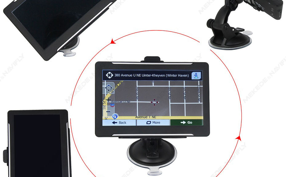 Thumbnail: 2025 Latest Built-in Europe MAP 7" Car GPS Navigation Truck Sunshade Sat Nav GPS