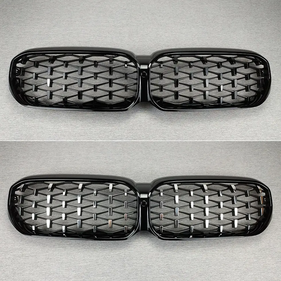 Thumbnail: Kidney Grille for BMW THE 5 Series G30 G31 F90 (M5) LCI Glossy Black ABS M Style