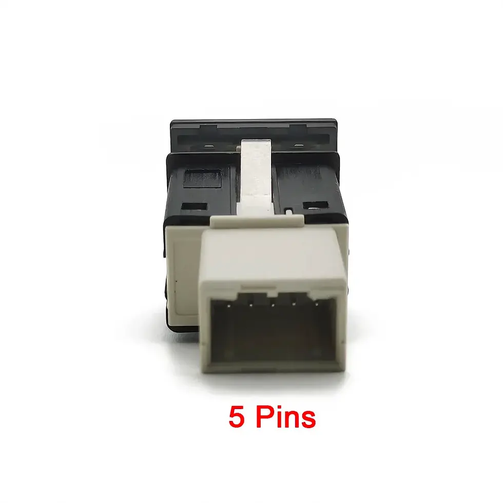 Thumbnail: 1 Pc Car Red LED DRL Light Packing Radar Power On Off Camera Mirror Switch Butto