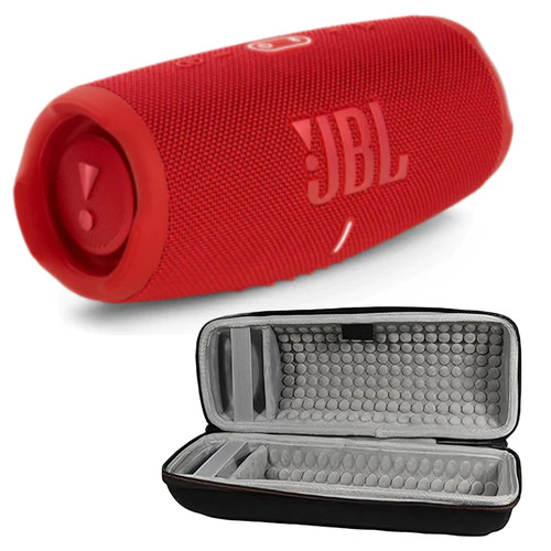 JBL CHARGE5 レッド 美品 JBL Charge 5 Wireless Speaker with GO Deluxe Carrying Case Bundle