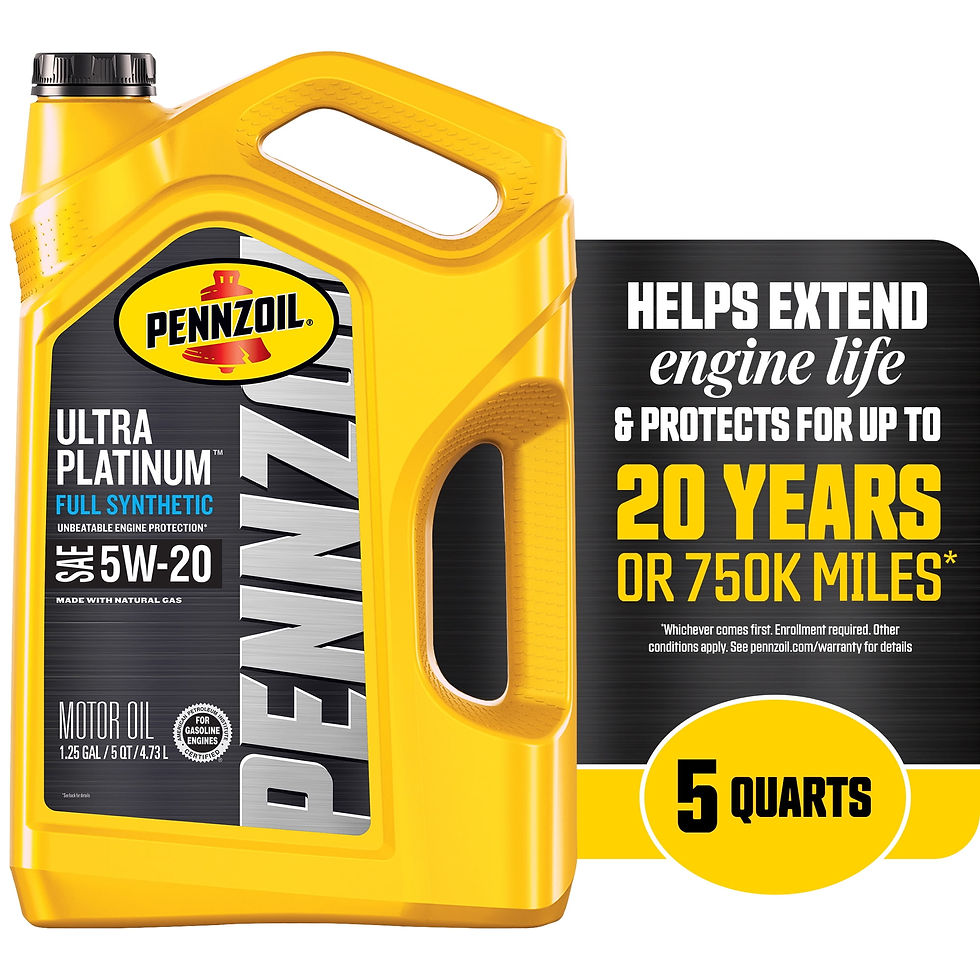 Thumbnail: Pennzoil Ultra Platinum Full Synthetic 5W-20 Motor Oil, 5 Quart