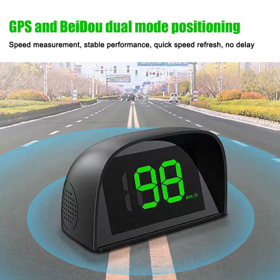 Thumbnail: Car Global Position System Speedometer Digital Display Speed Meter Car HeadUp Di